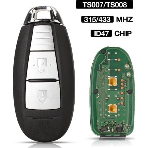 Kutery 2 BTN 315/433MHZ ID47 Chip Original Smart Remote Control Car Key For Suzuki Swift SX4 Vitara 2010-2015 FCCID: TS007/TS008