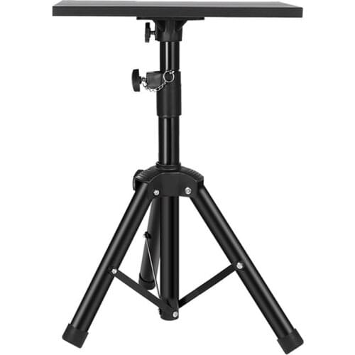 Laptop Stand - Tripod Floor Stand for Computer, Projector, DJ Equipment, Studio Accessories