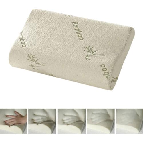 Sleeping Bamboo Pillow Memory Foam Orthopedic Pillow Oreiller Pillow Healthy Breathable Pillow Orthopedic Neck Fatigue Relief