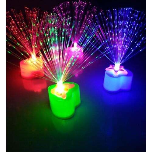 Factory direct spot fiber small candle light led candle light fiber light mini candle fiber optic Christmas tree