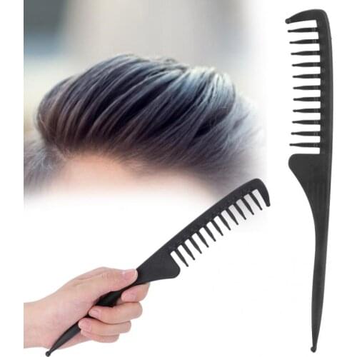 Mens Oil Head Comb Back Wide Tooth Comb Hair Styling Styling Comb Fluffy Comb High Texture Comb Productos De Barberia