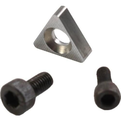 Hexagon automotive brake lathe positive rake carbide bit accuturn 10pcs free ship