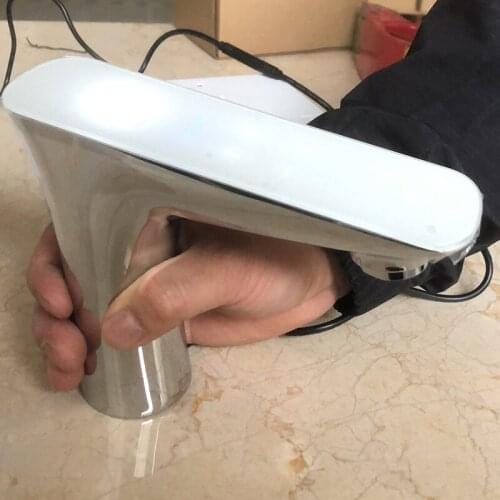 Sensor Faucets Washbasin Taps Deck Mounted Basin mixer Touch Screen Thermostatic Shower Bathroom Faucet Black White Contemporary