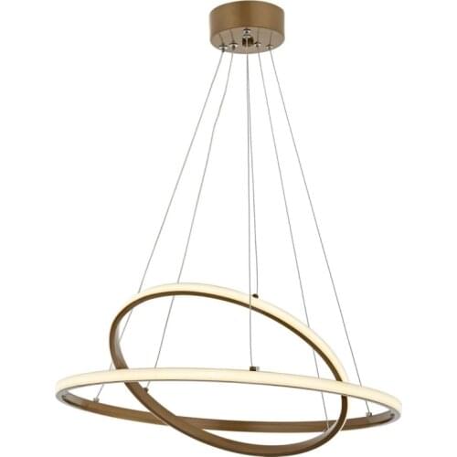 Gold Color Led Chandelier Modern Home Decoration Modern Living Room Study Room Kitchen Workplace Office