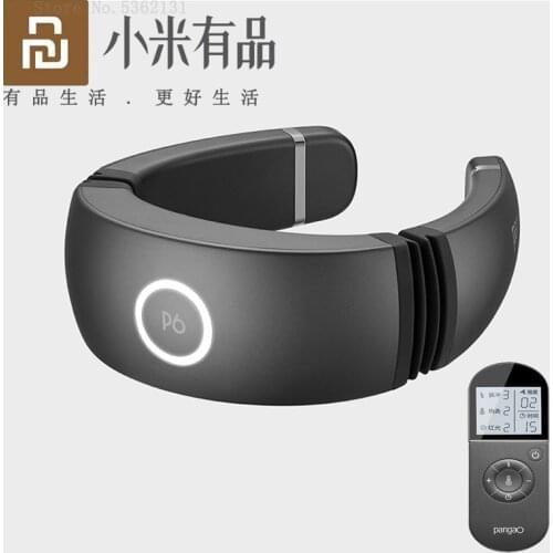 Youpin Pangao Smart Neck Massager TENS & EMS Pulse Massage Infrared Heating Pain Relief Cervical Vertebra Physiotherapy Massger