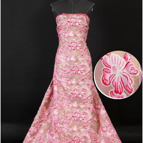 153CM Wide 320G/M Weight Sweet Pink Jacquard Acrylic Polyester Brocade Fabric for Spring and Autumn Dress Shirt Jacket DE971