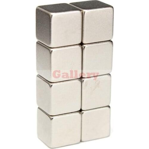Top Fashion Imanes Neodimio 16 Pcs Lot N52 10x10x10mm Block Super Strong Rare Earth 15mm