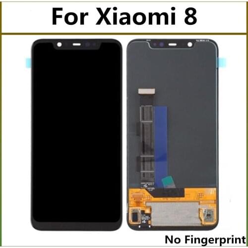 2248x1080 Black LCD Display For XIAO MI 8 8 LITE LCD Display With Touch Screen Digitizer Assembly For Xiaomi 8 Mi8 LCDs