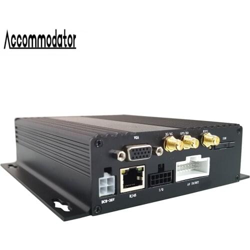 4 Channel Car Trucks Vehicle Video Recorder Drive Mobile Dual SD Card DVR with 3G GPS WIFI Tracker