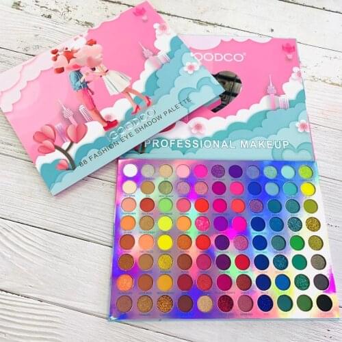 88 Colors Pearly Matte Sequins Large Multi-Color Eyeshadow Palette Makeup