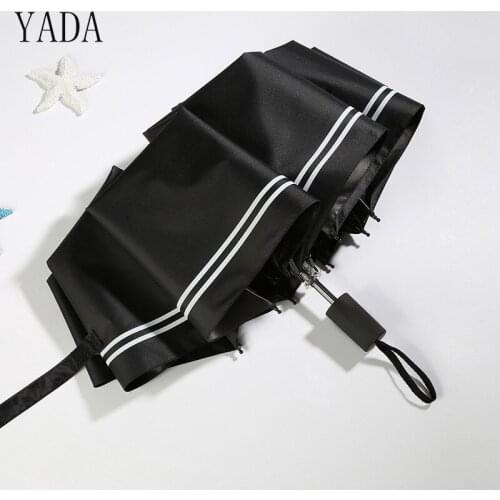 YADA Large Tripe Automatic Folding Umbrella uv Rain Women Male Double Umbrella Car For Womens Windproof Designer Umbrellas YS429