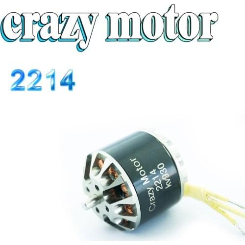 Crazy motor 2214 kv930 Brushless Motor CW+CCW for FPV QAV MINI Quadcopter F450 frame power configuration