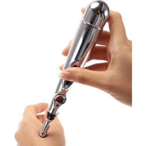 Electric Acupuncture Point Massage Pen Electronic Meridian Energy Pen Body Head Back Neck Leg Massager Pain Relief Therapy