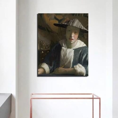 Johannes Man In Hat Wall Art Canvas Painting Posters Prints Modern Painting Wall Picture For Living Room Home Decoration Artwork