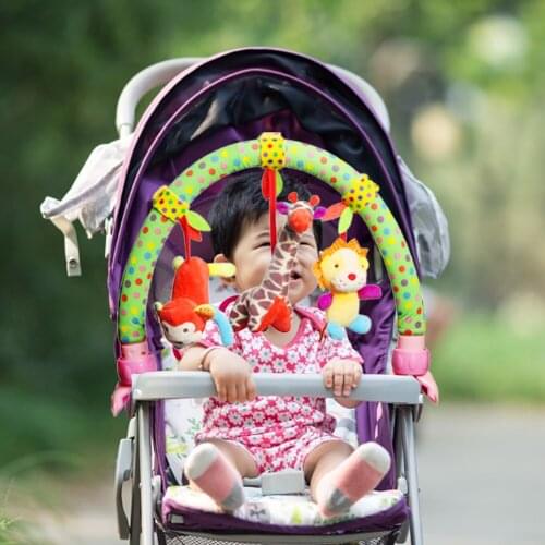 Mqmqs&pdpds Bed Clip Hanging Bell Baby Stroller Pendant Music Bed Clip Safety Seat Clip Car Hanging Toys New