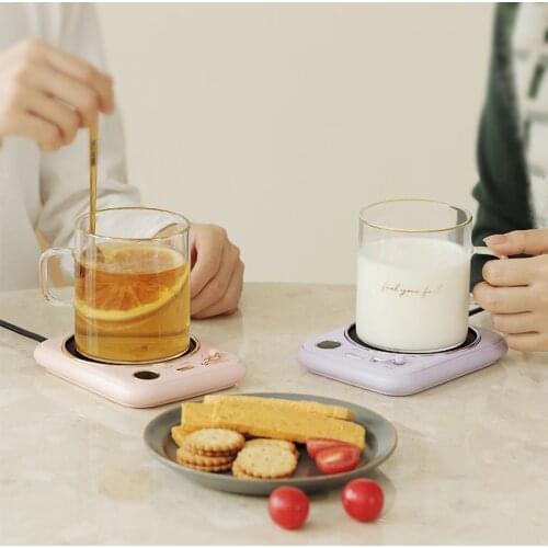 Cup Warmer and Heating Pad Heating Constant Mug Smart and Portable for Home Office Milk Tea Keepping Warm in Winter