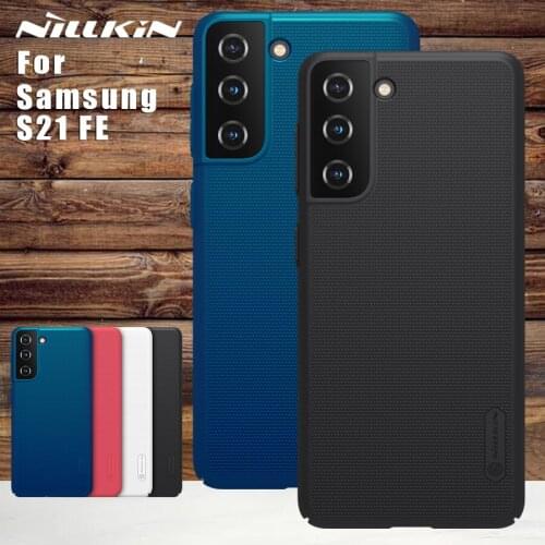Nillkin For Samsung Galaxy S21 FE case Frosted full 360 Phone Case Lens Protective Back Cover For Samsung S21 FE 2021 5G