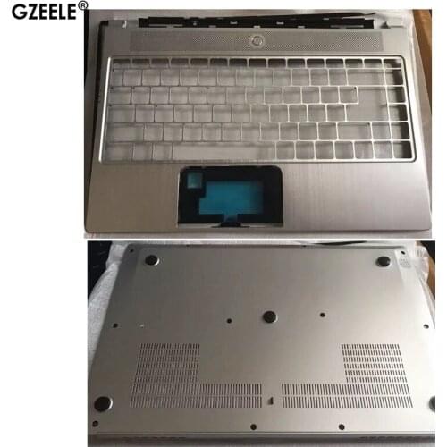 Laptop Bottom Base Cover&Palmrest upper cover for MSI Prestige PS42 MS-14B1 Silver