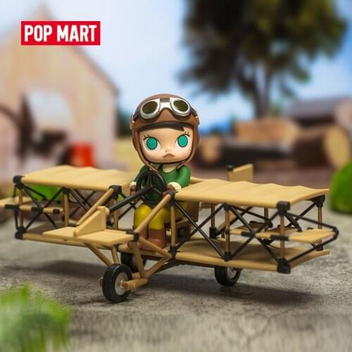 POP MART MOLLY x Feng Ru Figurine Set Special Edition Cute Kawaii Vinyle Toy For Collection Free Shipping