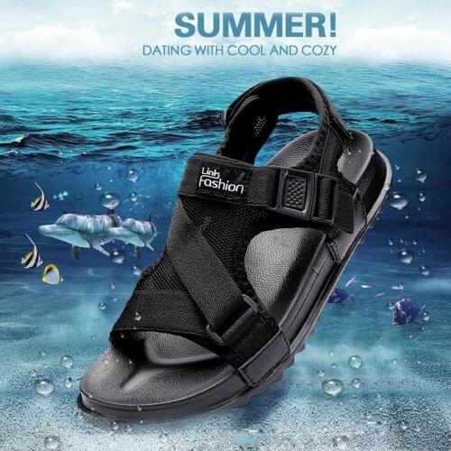 Sandals for Men Summer Casual Shoes Outdoor Breathable Beach Shoes Men Sandals Plus Size