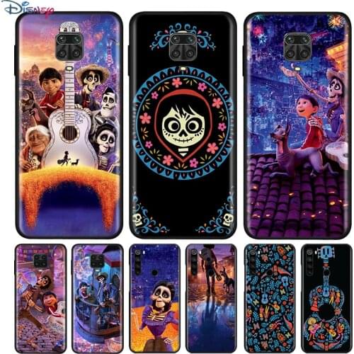 Black Silicone Cover Movie-Coco For Xiaomi Redmi Note 10 10S 9 9S Pro Max 9T 8T 8 7 6 5 Pro 5A Phone Case