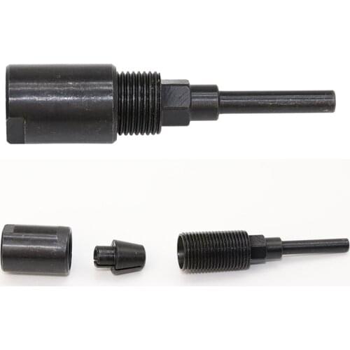 90mm 1/4 Shank Engraving Machine Collet Extension Rod Woodworking CNC Milling Cutter Router Bit Extension Rod Chuck Holder Tool