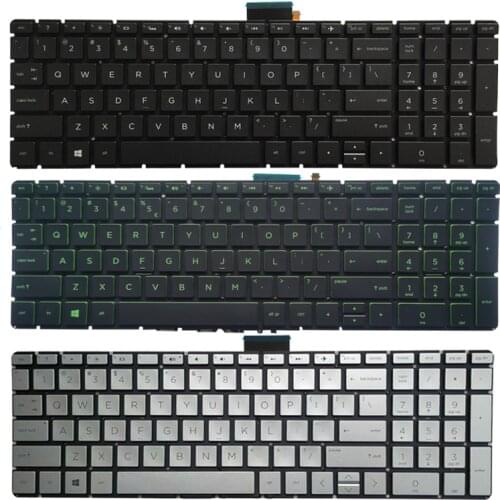 US laptop keyboard for HP 15-cd 15-cd000 15-CK 15-CK000 silver keyboard without Backlit