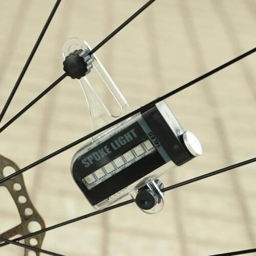 Bicycle Cycling Bike Tyre Tire Wheel Valve 14 LED Flash Spoke Warning Light Lamp Bike Spoke Decorations Bicycle Lights