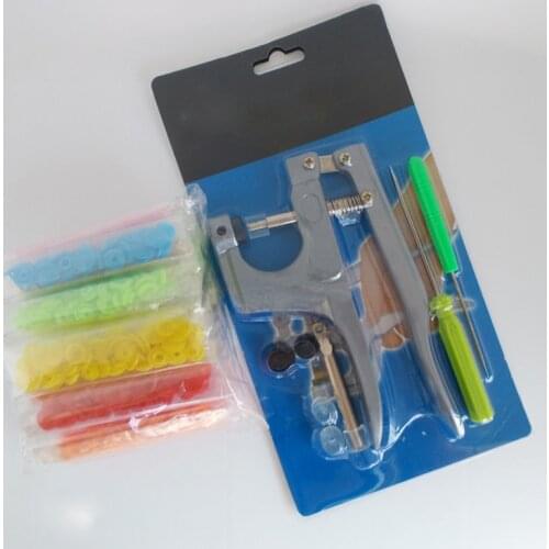 1Set Metal Press Pliers Tools Used for T3 T5 T8 Kam Button Fastener Snap Pliers+150 Set T5 Plastic Resin Press Stud Cloth Diaper