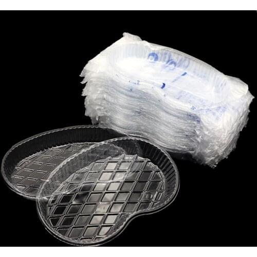 10pcs Disposable Medical Surgical Dental Dish Oral Care Dental Lab Tray Dentist Plates Storage Box For Dental Clinic