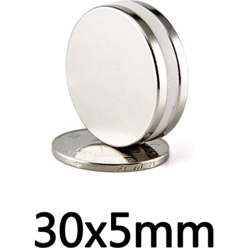2/3/5/10/20PCS 30x5 mm Super Powerful Strong Magnetic Magnets 30mmx5mm Permanent Neodymium Magnets 30x5mm Round Magnet 30*5 mm