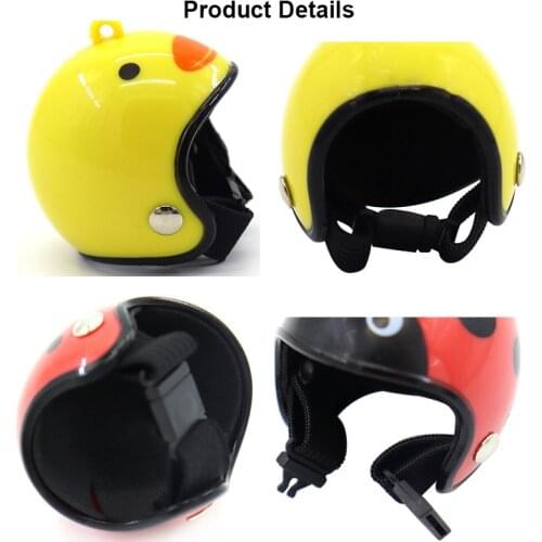 2pc Car Decorations Duck With Helmet Propeller Rubber Cool Glasses Duck For Car Styling Bike Or Motorcycle Decoration Toy Duck