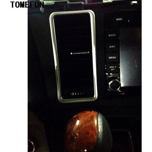 2pcs For Toyota Sienna 2015-2017 ABS Chrome Air Vent Cover Molding console air conditioning outlet Interior Trim