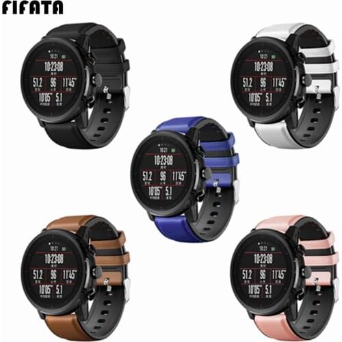 FIFATA Watch Band For Huawei Watch GT Strap For Huawei GT 2 Bracelet For Xiaomi Amazfit Stratos 3 2 2S GTR 47mm Pace Wrist Band