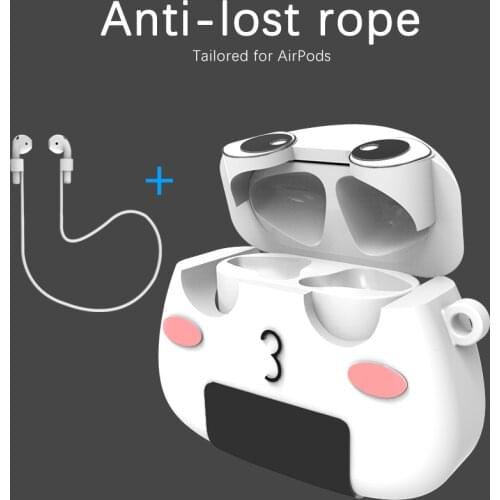 Love Mei Cartoon Wireless Bluetooth Earphone Case For Apple AirPods Silicone Charg Headphones Cases For Airpods Protective Cover