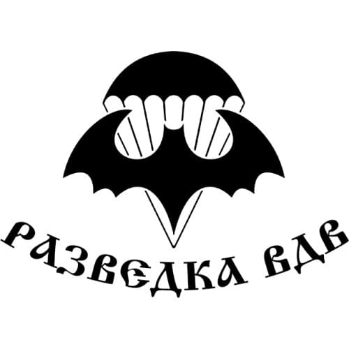 CS-11012# Die-Cut Vinyl Decal РАЗВЕДКА ВДВCar Sticker Waterproof Auto Decors on Truck Bumper Rear Window