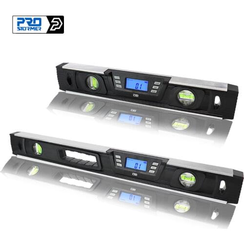 Electronic Digital Level Inclinometer Protractor Angle Finder 40cm/60cm LCD Screen Magnets Nivel Digital Level by PROSTORMER