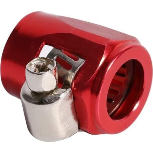Flexible Rubber Hose Pipe Clamps Hose Finisher Clamp Hose Connector For Fuel Oil Hose Tube An4 An6 An8 An10