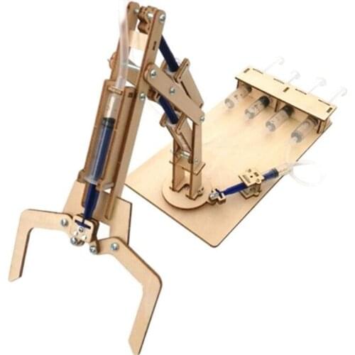 Hydraulic Mechanical Arm Diy Models & Building Toy Science &Education Model Toy For Children Christmas Birthday Gift Toy For