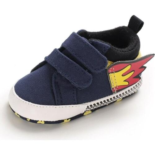 2020 Autumn Baby Boy Anti-Slip Casual Walking Shoes Wings Design Sneakers Soft Soled First Walkers Baby Shoes