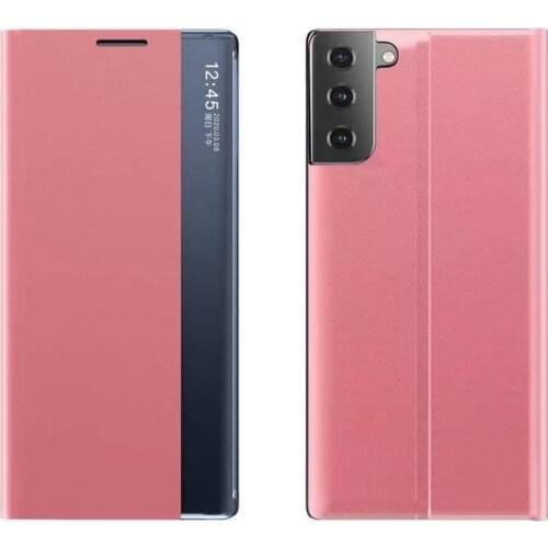 Magnetic Leather Phone Cover for Samsung Galaxy S21 Ultra Smart View Window Flip Case for Samsung Galaxy S21 Plus 5G Stand Bag