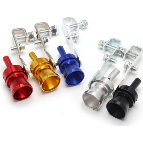 Motorbike Car Racing Tunning Exhaust Turbo Whistle Pipe Sound Muffler Blow Off Valve Universal Simulator Whistler S/M/L/XL