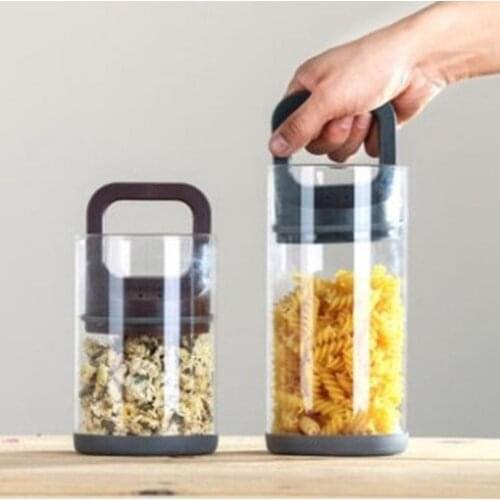 Food Container Eco-friendly Large Capacity Glass Airtight Good Seal Performance Grain Storage Cereal Containers Transparent Box