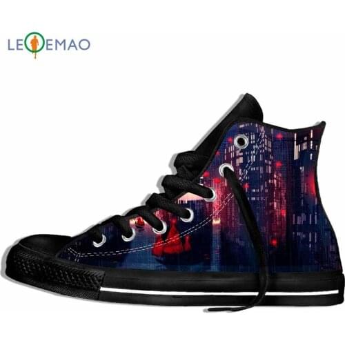 Walking Canvas Boots Shoes Breathable Leisure Tokyo Printed Canvas Leisure Sports Wearable Comfort Sport Shoes Classic Sneakers