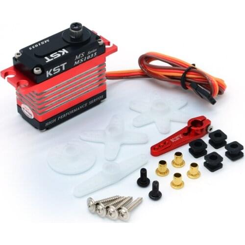 KST MS1035 7.4V 10.5kg 0.035sec Servo 550-700 Class Heli MG Digital High Speed Servo Motor For Helicopter Tail Rob