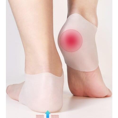 BANGNI Silicone Socks Care Protector Soft Feet Skin Heel Socks Prevent Dry Washable Moisturizing Accessories GEL Men Women