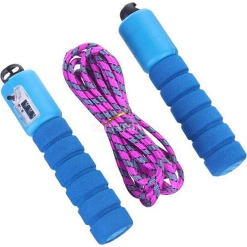 50Pcs/Lot Jump Ropes With Counter Sports Fitness Adjustable Fast Speed Counting Jump Skip Rope Skipping Wire