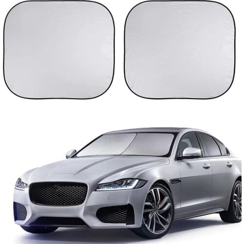 2 Pack Car Sunshade Foldable Front Windshield Sun Visor Shade Cover Solar UV Protection Universal Interior Auto Accessories New