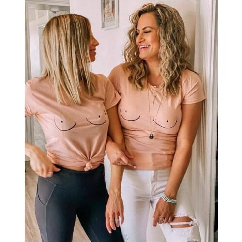 Skuggnas New Arrival Boobs T-Shirt Funny Boob Shirt Womens Rights Shirt Feminist Shirt Tumblr Girls Shirt Funny Feminism Shirt