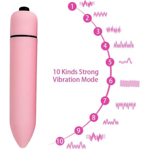 OLO 10 Speed Bullet Vibrator Dildo Vibrators AV Stick G-spot Clitoris Stimulator Mini Sex Toys for Women Maturbator Sex Products